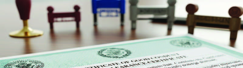 Good conduct certificate