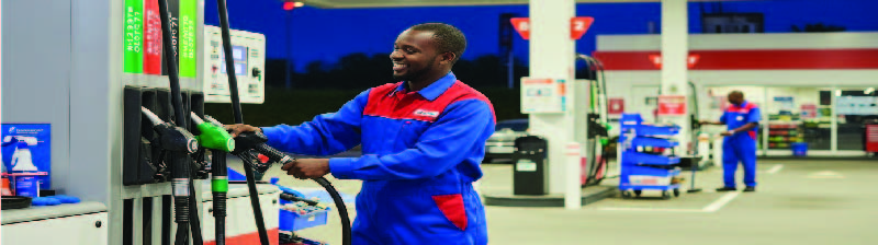 Petrol pump attendant